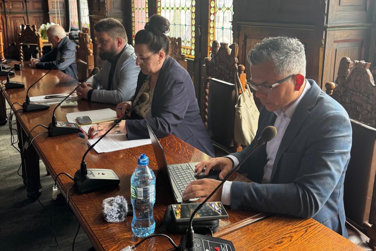 Kamil Kaczmarek na komisji RM