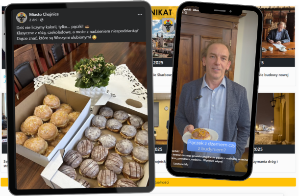 Władze miasta i powiatu nie zapomniały o tłustym czwartku